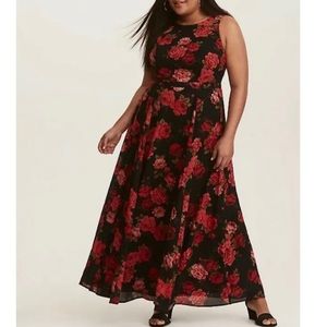 Torrid maxi sleeveless dress size 18